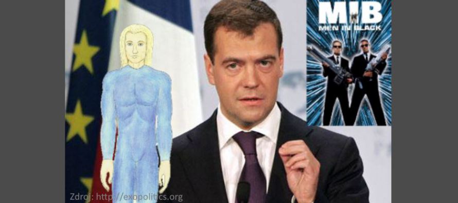 Dmitrij Medveděv tvrdí, že mimozemšťané žijí mezi námi
