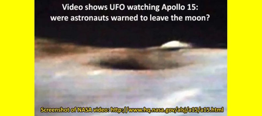 Video zobrazuje UFO, jak pozoruje Apollo 15. Bylo to varování?