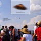 Mexiko, UFO nad pyramidou slunce