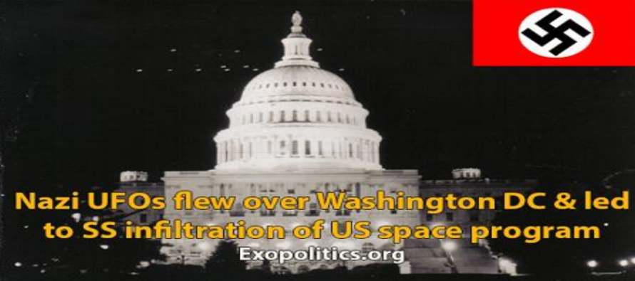 Přelet nacistických UFO nad Washingtonem, D.C., – a SS infiltrace vesmírného programu USA