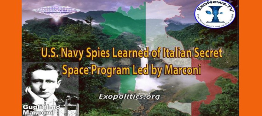 Agenti námořnictva USA zjistili existenci italského tajného vesmírného programu – vedl jej italský vynálezce Marconi