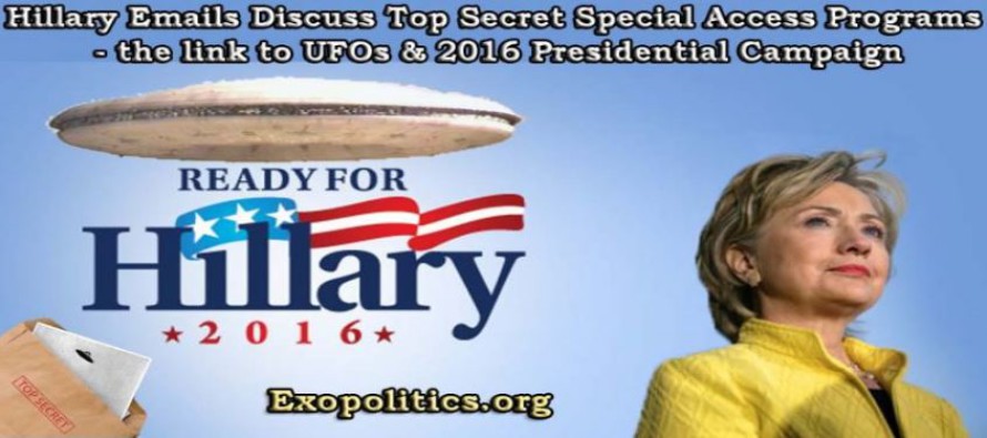 E-maily Hillary Clintonové o přísně tajných programech se zvláštním přístupem – spojitost s UFO – prezidentské volby 2016