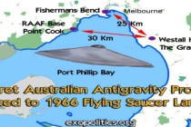 Austrálie – tajný antigravitační program má spojitost s přistáním talíře z roku 1966