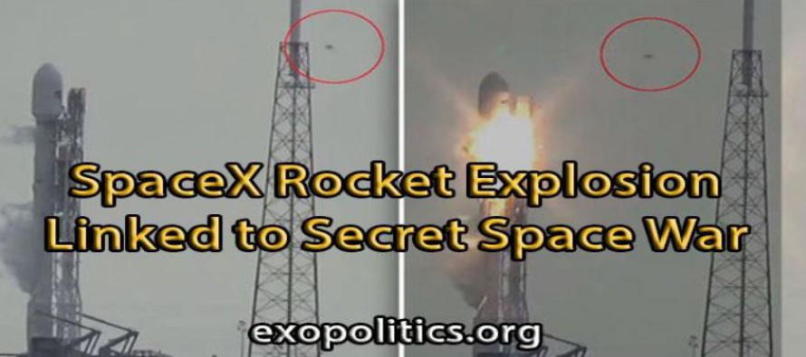 Exploze rakety SpaceX spojena s tajnou vesmírnou válkou