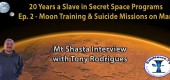 20 let otrokem v tajných vesmírných programech – trénink na Měsíci a sebevražedné mise na Marsu – svědek Rodrigues