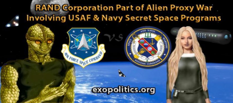 Společnost RAND součástí mimozemské proxy války zahrnující tajné vesmírné programy letectva a námořnictva USA