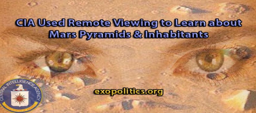 CIA používala dálkové nazírání, aby se dozvěděla o pyramidách na Marsu a jeho obyvatelích