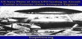 Fotografie námořnictva USA, zobrazující UFO, které přistálo na letadlové lodi, je opravdová, tvrdí letecký inženýr – nekalé informační hry s fotografiemi