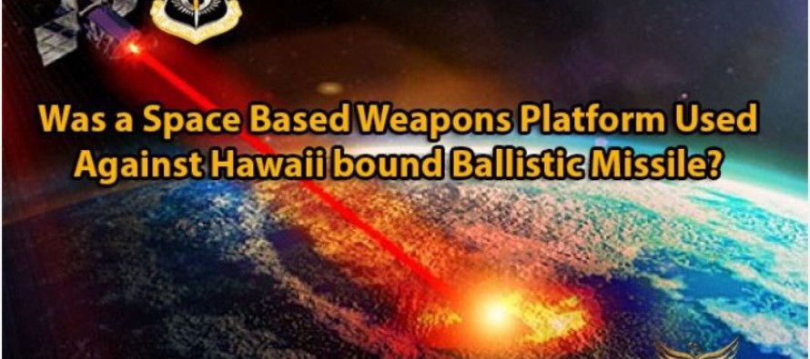 Proti balistické raketě směřující na Havaj použita vesmírná zbraňová platforma?