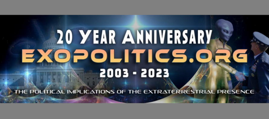 Dvacáté výročí založení webu Exopolitics.org (2003 – 2023). Politické důsledky mimozemské přítomnosti