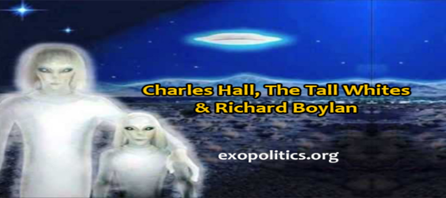 Exopolitický výzkum: Informátor Charles Hall, Vysocí bílí mimozemšťané a postoj Richarda Boylana